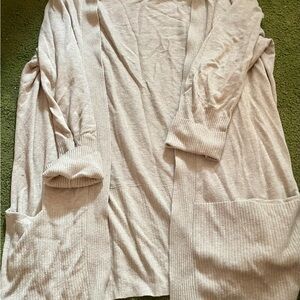 Sonoma Cream Open-Front Cardigan